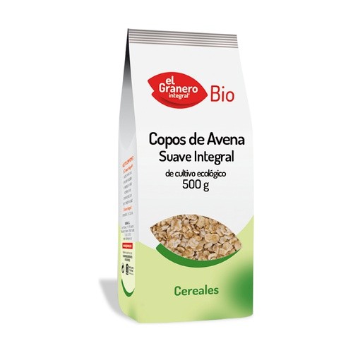 Copos de Avena Integral Suaves Sin Gluten Bio 500g