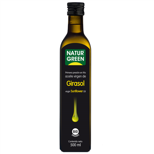 Aceite de Lino 1a presión en frío NaturGreen Bio, 250 ml.