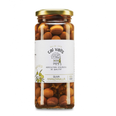 ACEITUNA MANZANILLA VERDE BIO 200G - CAL VALLS
