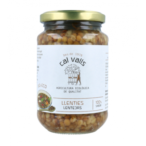 LENTEJAS COCIDAS 250G BIO - CAL VALLS