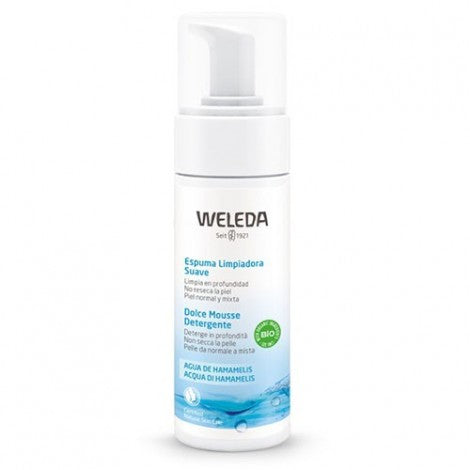 ESPUMA LIMPIADORA SUAVE AGUA DE HAMAMELIS 150ML - WELEDA