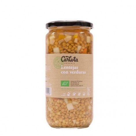 LENTEJAS CON VERDURAS BIO 720G - CARLOTA