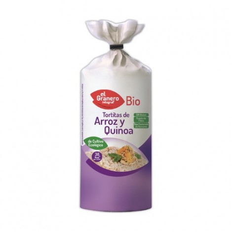 TORTITAS DE ARROZ Y QUINOA 120G BIO SIN GLUTEN - EL GRANERO