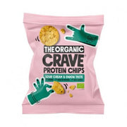 CHIPS PROTEICOS DE LENTEJA SOUR CREAM 30GR BIO - THE ORGANIC CRAVE