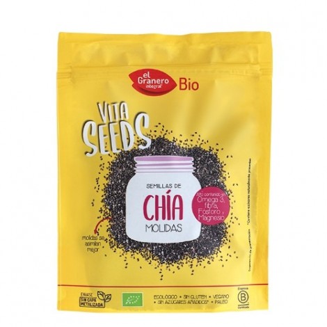 VITASEEDS SEMILLAS DE CHIA MOLIDAS 200G - EL GRANERO