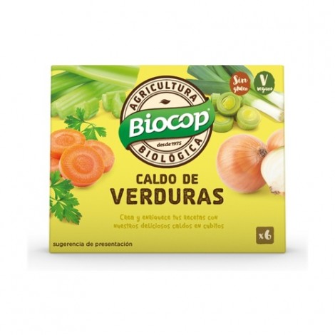 CALDO VERDURAS CUBITOS 6 UNIDADES BIO - BIOCOP