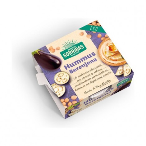 HUMMUS DE BERENJENA ASADA ECO 240G - SORRIBAS