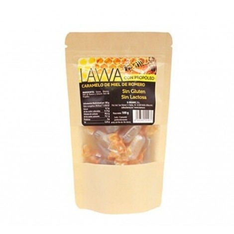 CARAMELO DE MIEL DE ROMERO Y PROPOLEO 100G - LAVVA