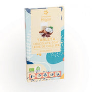 TABLETA CHOCOLATE CON LECHE COCO SIN AZUCAR 100 G - HIGON