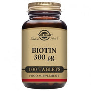 BIOTINA 300MCG 100 COMPRIMIDOS - SOLGAR