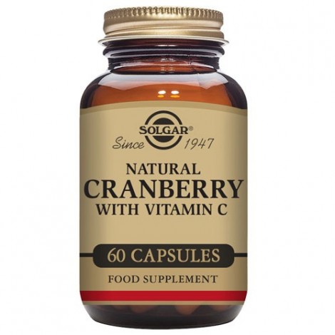 ARÁNDANO ROJO (VACCINIUM MACROCARPON) CON VITAMINA C – 60CAPS VEG - SOLGAR