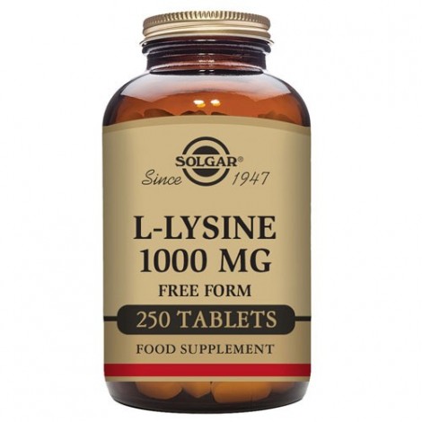 L-LISINA 1000 MG 250 COMPRIMIDOS - SOLGAR