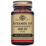 VITAMINA D3 600 UI (15 ΜG) (COLECALCIFEROL) 60CAPS VEG - SOLGAR