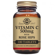 ROSE HIPS C 500 MG VITAMINA C CON ESCARAMUJO 100 COMPRIMIDOS - SOLGAR