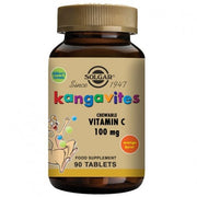 KANGAVITES VITAMINA C SABOR A NARANJA NATURAL 100 MG 90 COMPRIMIDOS MASTICABLES - SOLGAR