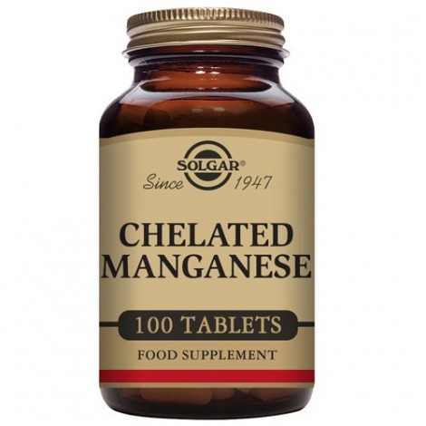 MANGANESO QUELADO 100 COMPRIMIDOS - SOLGAR