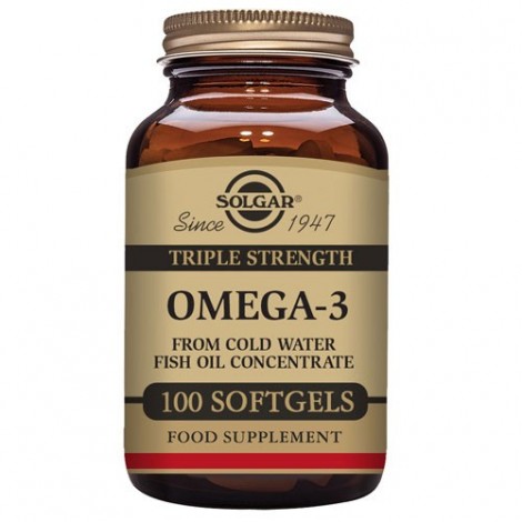 OMEGA-3 "TRIPLE CONCENTRACIÓN" 100CAPS BLANDAS  - SOLGAR