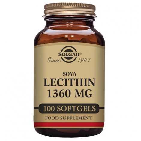 LECITINA DE SOJA 1360 MG 100CAPS BLANDAS - SOLGAR