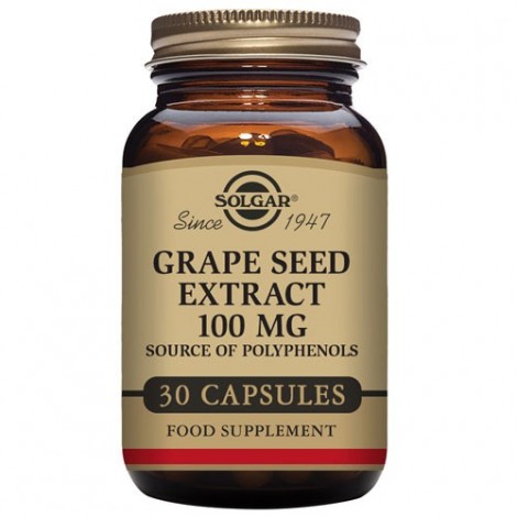 EXTRACTO DE SEMILLA DE UVA 100 MG 30CAPS VEG - SOLGAR