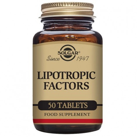 FACTORES LIPOTRÓPICOS 50 COMPRIMIDOS - SOLGAR