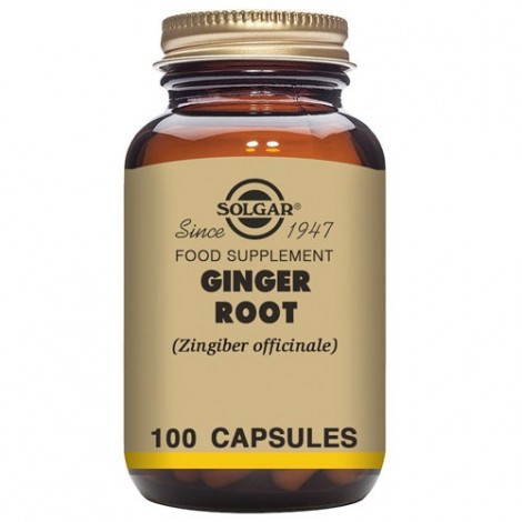 JENGIBRE RAÍZ (ZINGIBER OFFICINALE) 100CAPS VEG - SOLGAR