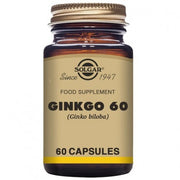 GINKGO 60 (GINKGO BILOBA) 60CAPS VEG - SOLGAR