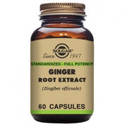 JENGIBRE EXTRACTO DE RAÍZ (ZINGIBER OFFICINALE) 60CAPS VEG - SOLGAR