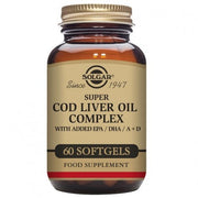 SUPER COD LIVER OIL COMPLEX 60CAPS BLANDAS - SOLGAR