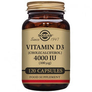 VITAMINA D3 4000 UI (100 ΜG) (COLECALCIFEROL) 120CAPS VEG - SOLGAR