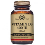 VITAMINA D3 400 UI (10 ΜG) 100CAPS BLANDAS - SOLGAR