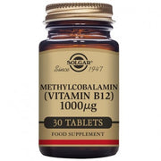 VITAMINA B12 1000 ΜG (METILCOBALAMINA) 30 COMPRIMIDOS SUBLINGUALES MASTICABLES - SOLGAR