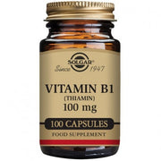VITAMINA B1 100 MG (TIAMINA) 100CAPS VEG - SOLGAR