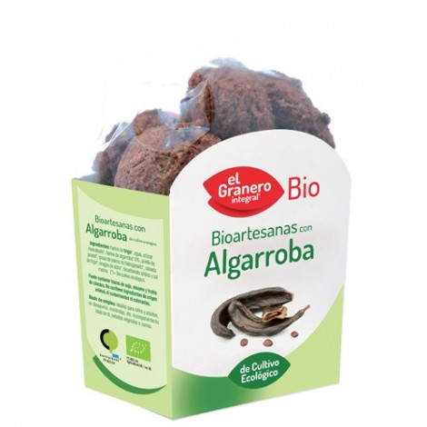 GALLETAS ARTESANAS CON ALGARROBA BIO 250G - EL GRANERO