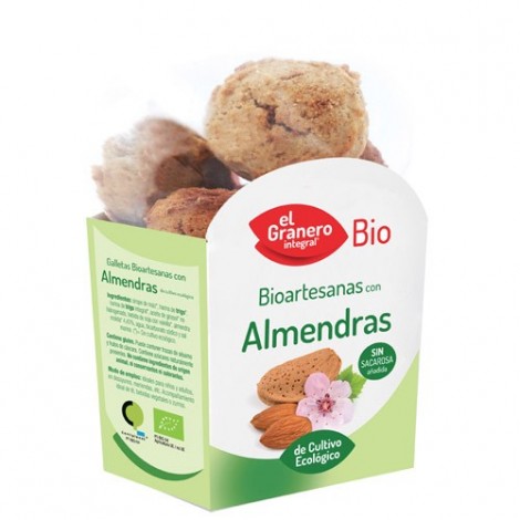 GALLETAS ARTESANAS CON ALMENDRA BIO 250G - EL GRANERO