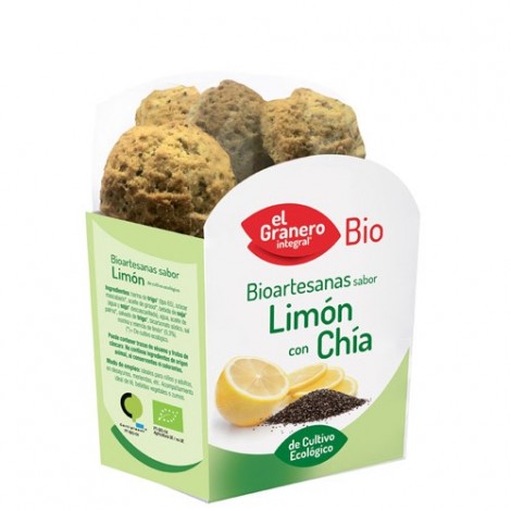 GALLETAS ARTESANAS SABOR LIMON CON CHIA 220G - EL GRANERO