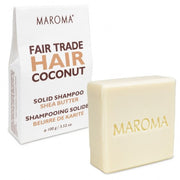 BARRA DE CHAMPU SOLIDO DE COCO Y KARITE 100G - MAROMA