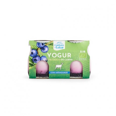 YOGUR DE CABRA CON ARANDANOS BIO 2UDS X 125G - CANTERO DE LETUR