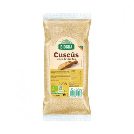 CUSCUS TRIGO BLANCO NATURAL 500G - BIOCOP