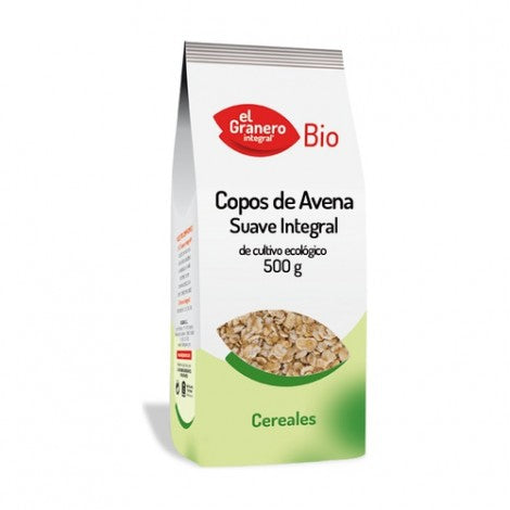 COPOS FINOS DE AVENA INTEGRAL 500G BIO - EL GRANERO