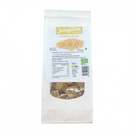 JENGIBRE CRISTALIZADO EN DADOS 150G - DREAM FOODS