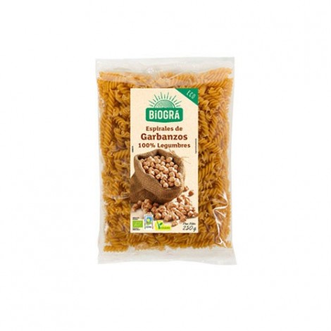 ESPIRALES DE GARBANZO 250G - BIOGRA
