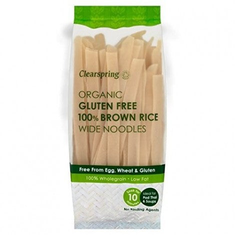 TALLARINES ARROZ INT S/G 200 G - CLEARSPRING