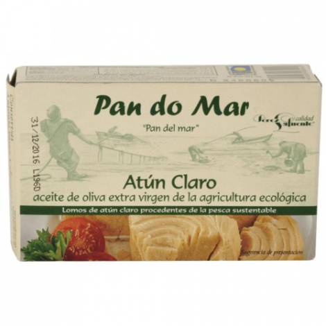 ATUN CLARO EN ACEITE DE OLIVA ECO 120G - PAN DO MAR