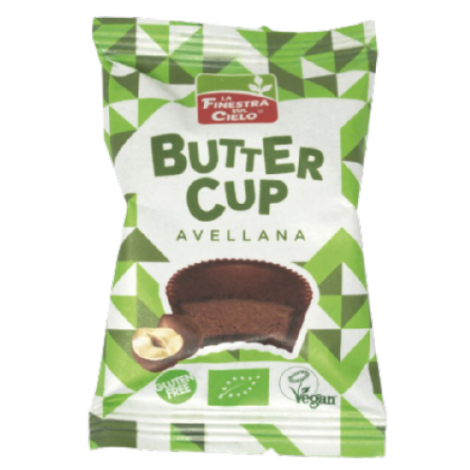 AVELLANA BUTTER CUP S/G VEGANO 25G BIO - FINESTRA