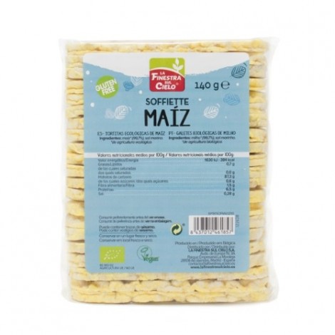 SOFFIETTE DE MAIZ SIN GLUTEN BIO 140G - FINESTRA