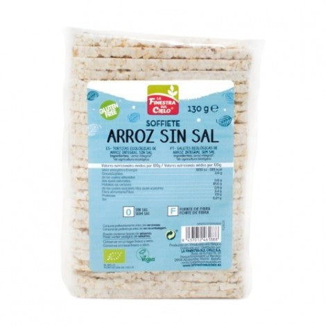 SOFFIETTE DE ARROZ SIN SAL BIO 130G - FINESTRA
