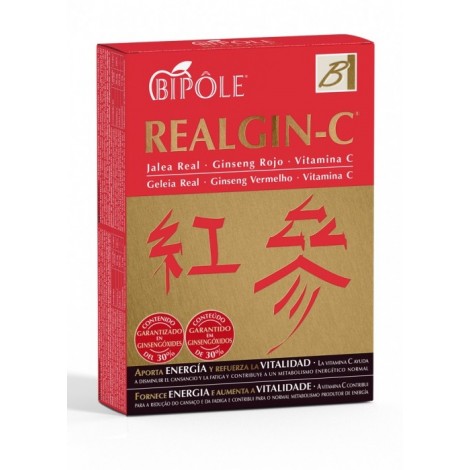 REALGIN-C  GINSENG ROJO 20AMP - BIPOLE