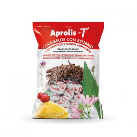 CARAMELOS CON RELLENO DE PROPOLEO Y PLANTAS 100GR - APROLIS