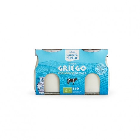 YOGUR GRIEGO DE VACA BIO 2UDS X 125G - CANTERO DE LETUR
