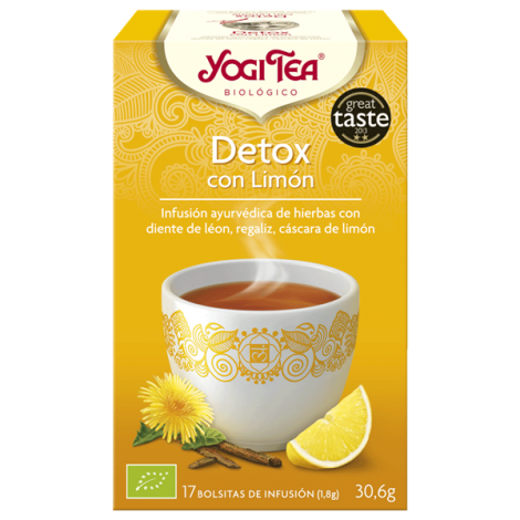 INFUSION DETOX CON LIMON 17 BOLSAS - YOGI TEA